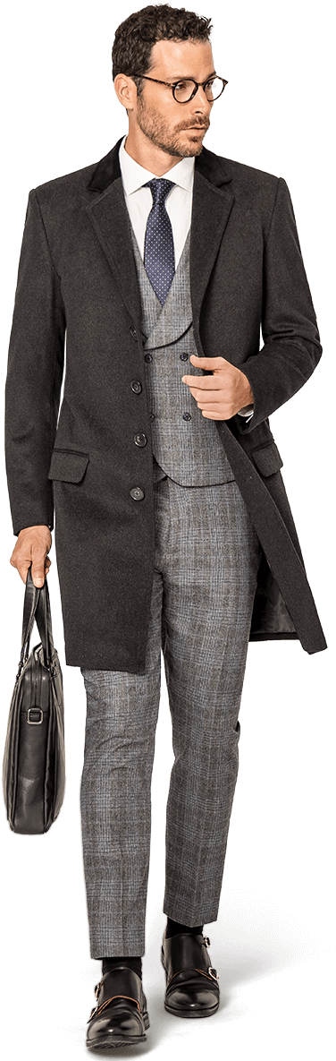 Overcoat - Hockerty (550x1188), Png Download