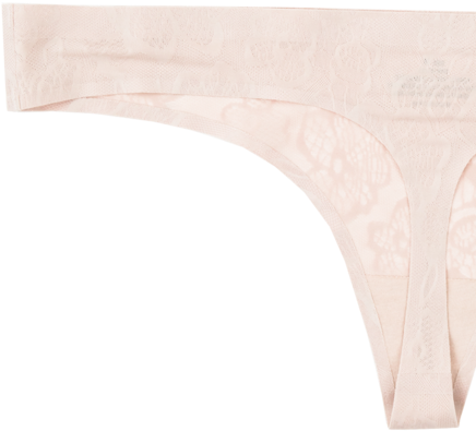 Seamless Thong Lace Print - Thong (450x600), Png Download