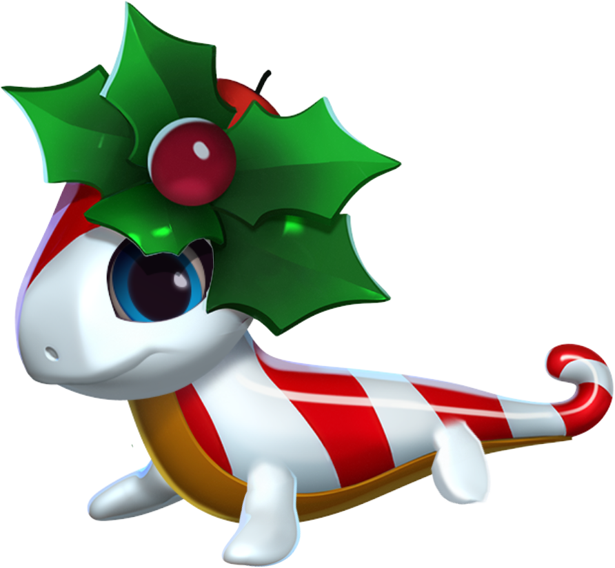 Candy Cane Dragon Baby - Caramel (892x824), Png Download