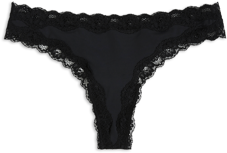 Thong Low Black - Thong (888x888), Png Download