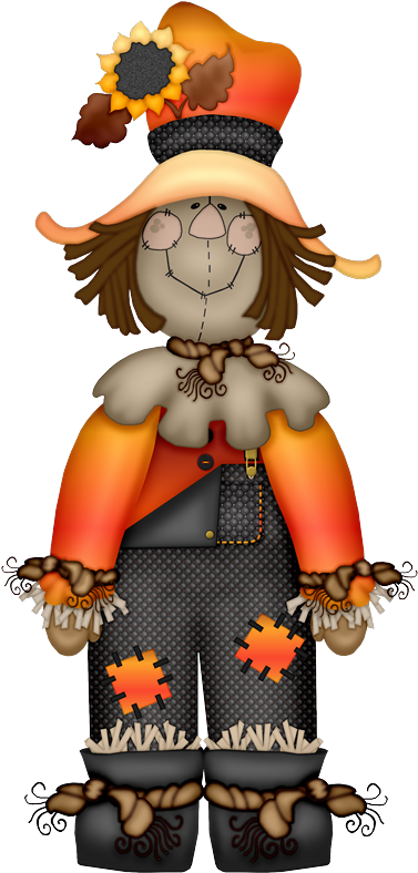 Фотки Scarecrow Pictures, Fall Drawings, Halloween - Cartoon (389x800), Png Download
