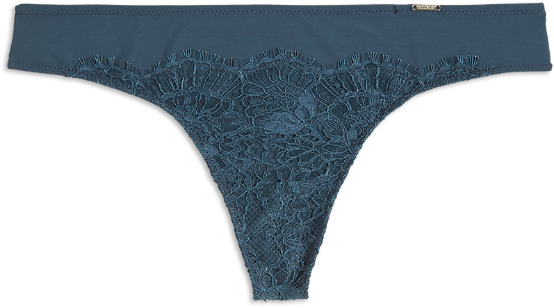 Thong Low With Lace Turquoise - Thong (888x888), Png Download