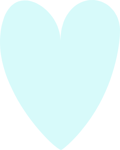 Blue Heart (480x597), Png Download