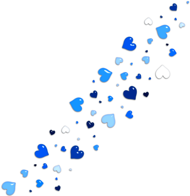 Png Hearts By Alexedits - Blue Hearts Png (800x800), Png Download