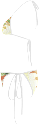 Tropical Heliconia Bikini Side Custom Design Stella - Swimsuit Bottom (500x500), Png Download
