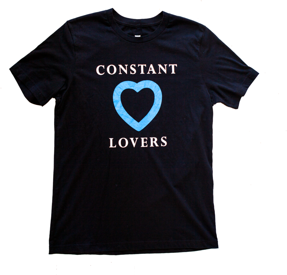 Blue Heart T-shirt (1000x1000), Png Download