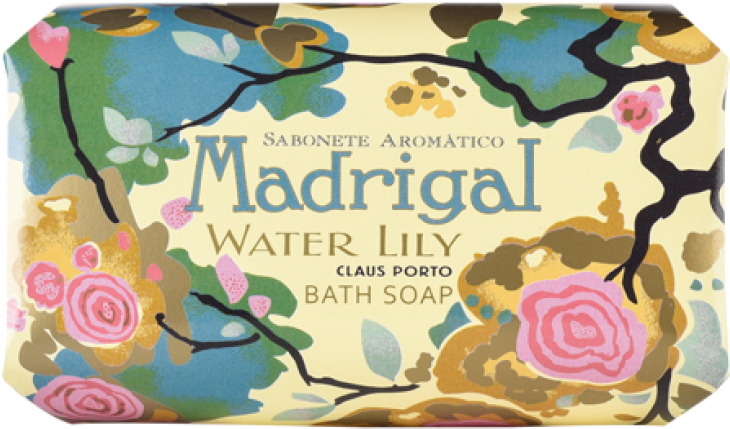 Sg019 Sg019 Sg019 - Claus Porto Madrigal - Water Lily Soap, 350g (767x838), Png Download
