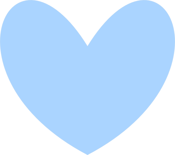 Teal Clipart Solid Heart - Clip Art (600x529), Png Download