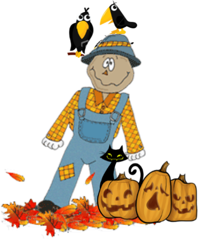 Scarecrow-2015 - Pumpkin Scarecrows Png Transparent (399x480), Png Download