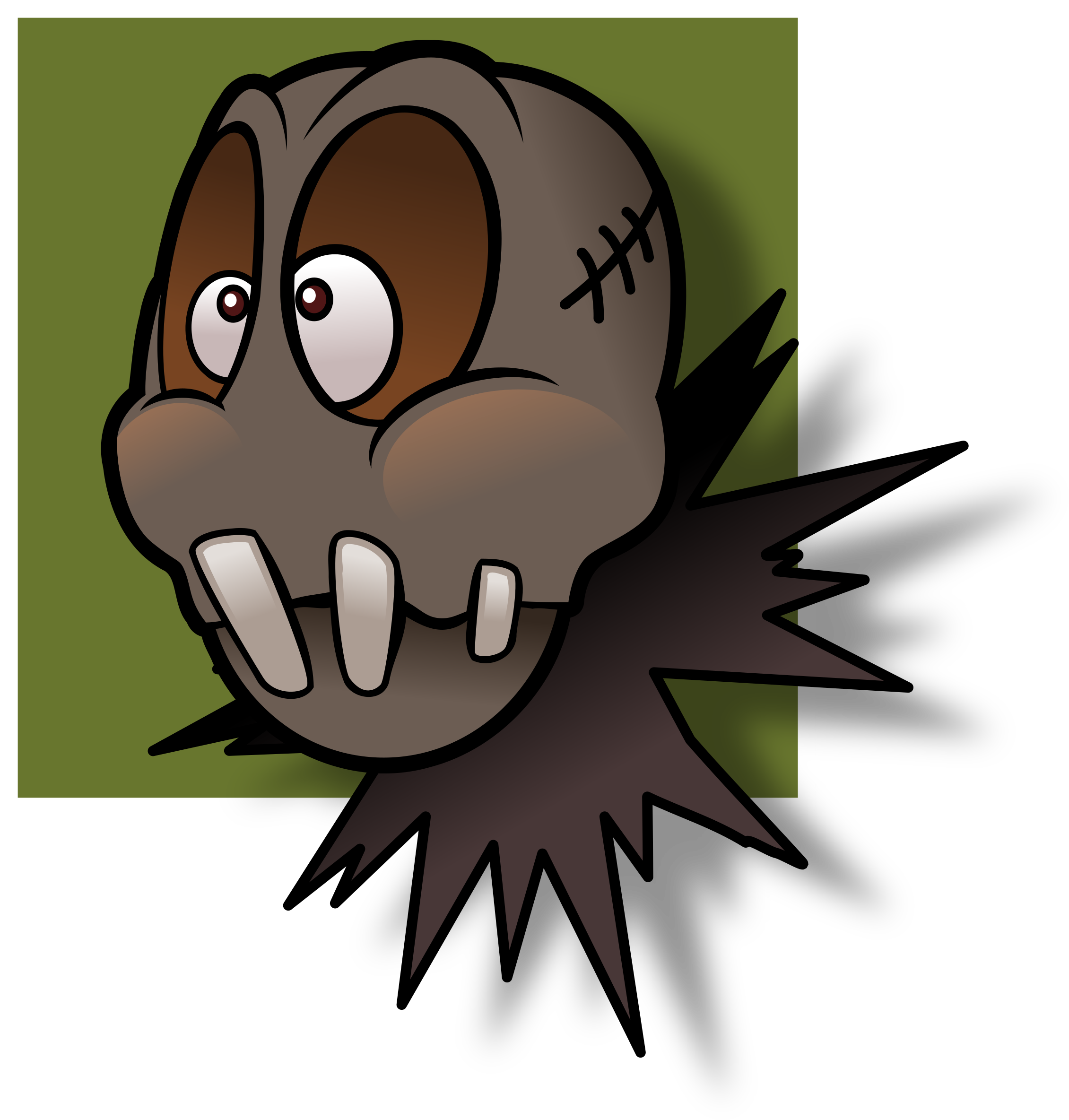 This Free Icons Png Design Of Speechless Scarecrow (2293x2400), Png Download