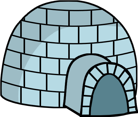 Clip Art Stock Iglu Da Aldeia Baleria By Wallace On - Digital Art (530x454), Png Download