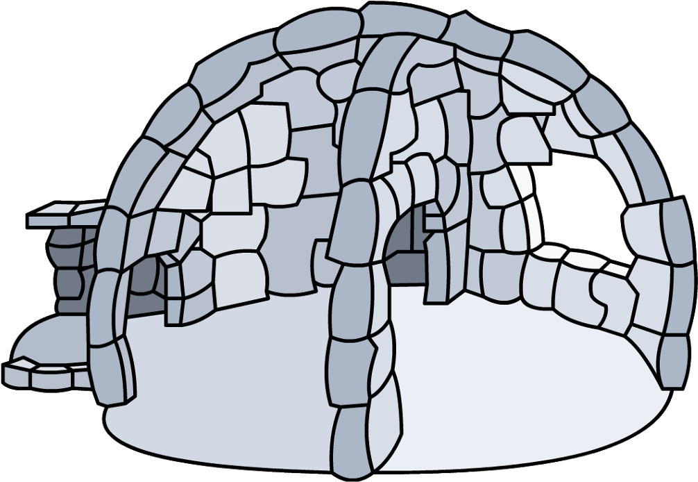 Igloo Pictures (1024x751), Png Download