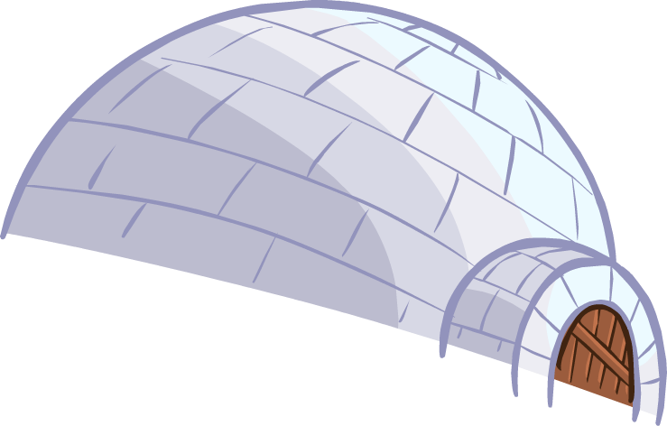 Another Igloo - Club Penguin Iglu Png (739x472), Png Download