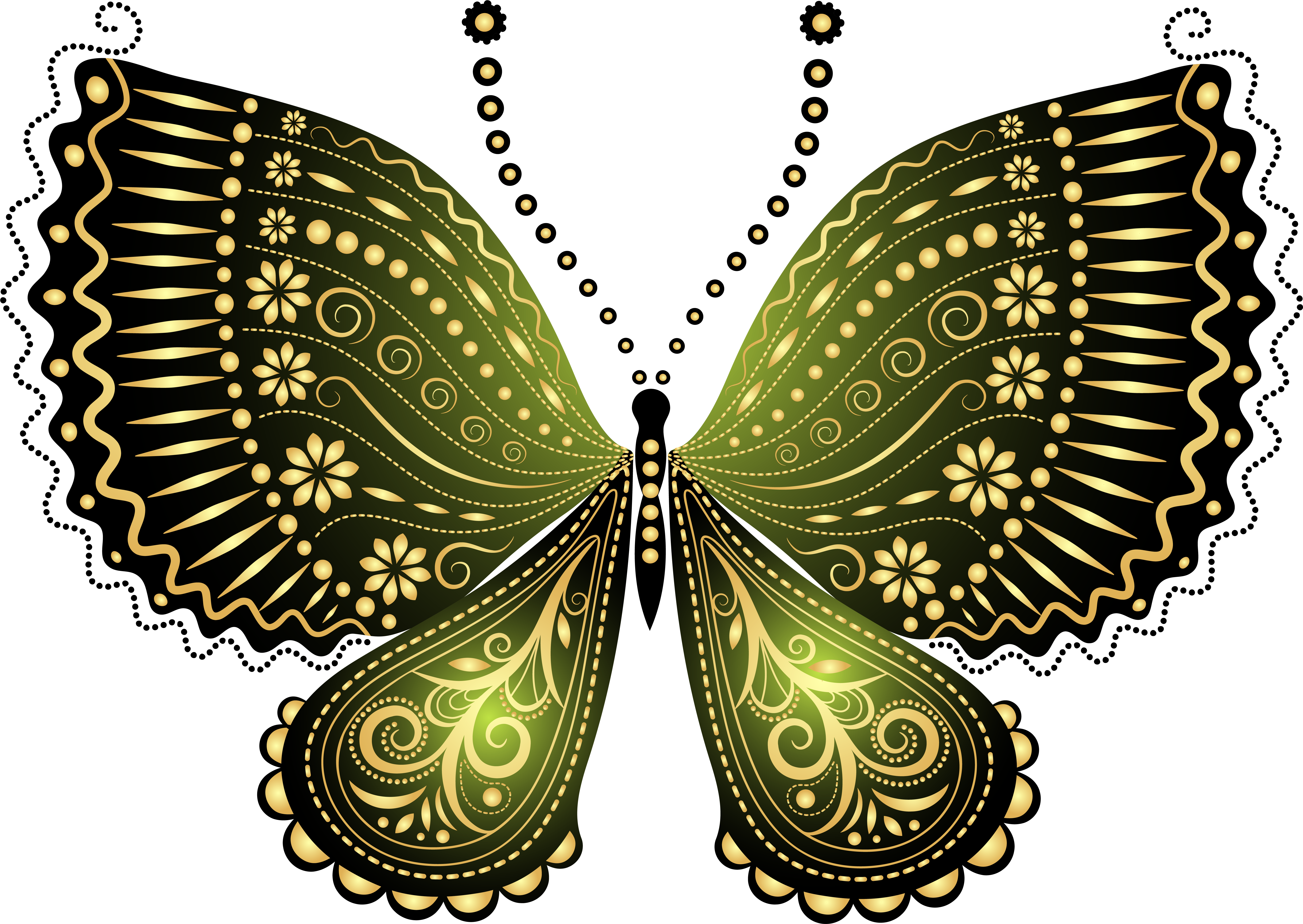 Beautiful Butterfly Images Png (6342x4501), Png Download