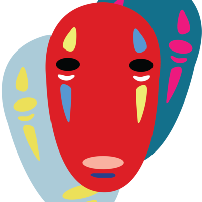 No-face Theatre Mask (400x400), Png Download