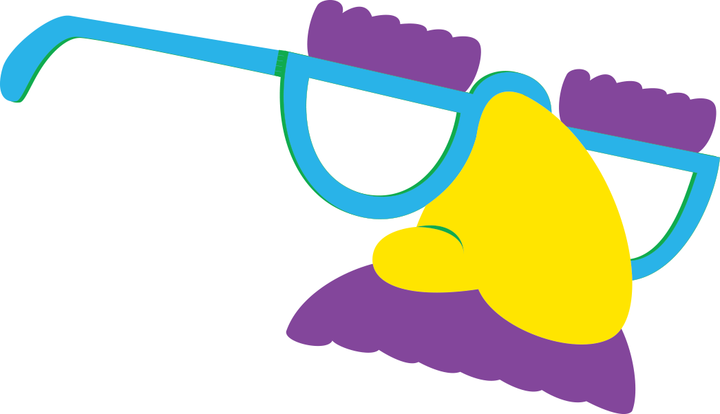 Groucho Glasses For Eblast - Wonderful Worlds (1046x602), Png Download