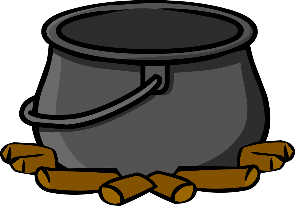 Cauldron Download Png Image - Cartoon Empty Cauldron (1024x716), Png Download