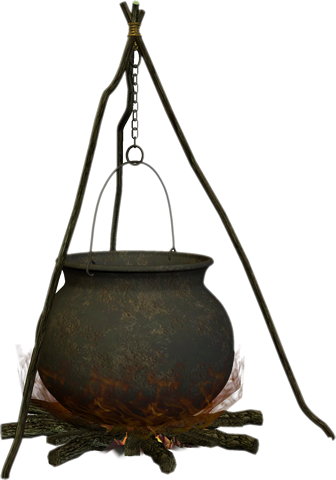 Cauldron-034 - Transparent Cauldron Png (336x480), Png Download