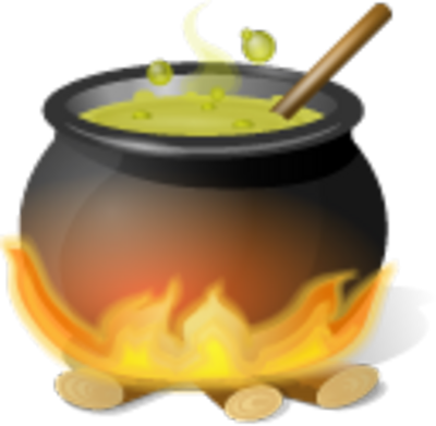 Cauldron-psd74325 - Cauldron (400x391), Png Download