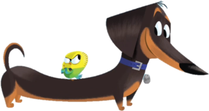 Buddy And Sweetpea - Secret Life Of Pets Little Golden Book (819x427), Png Download