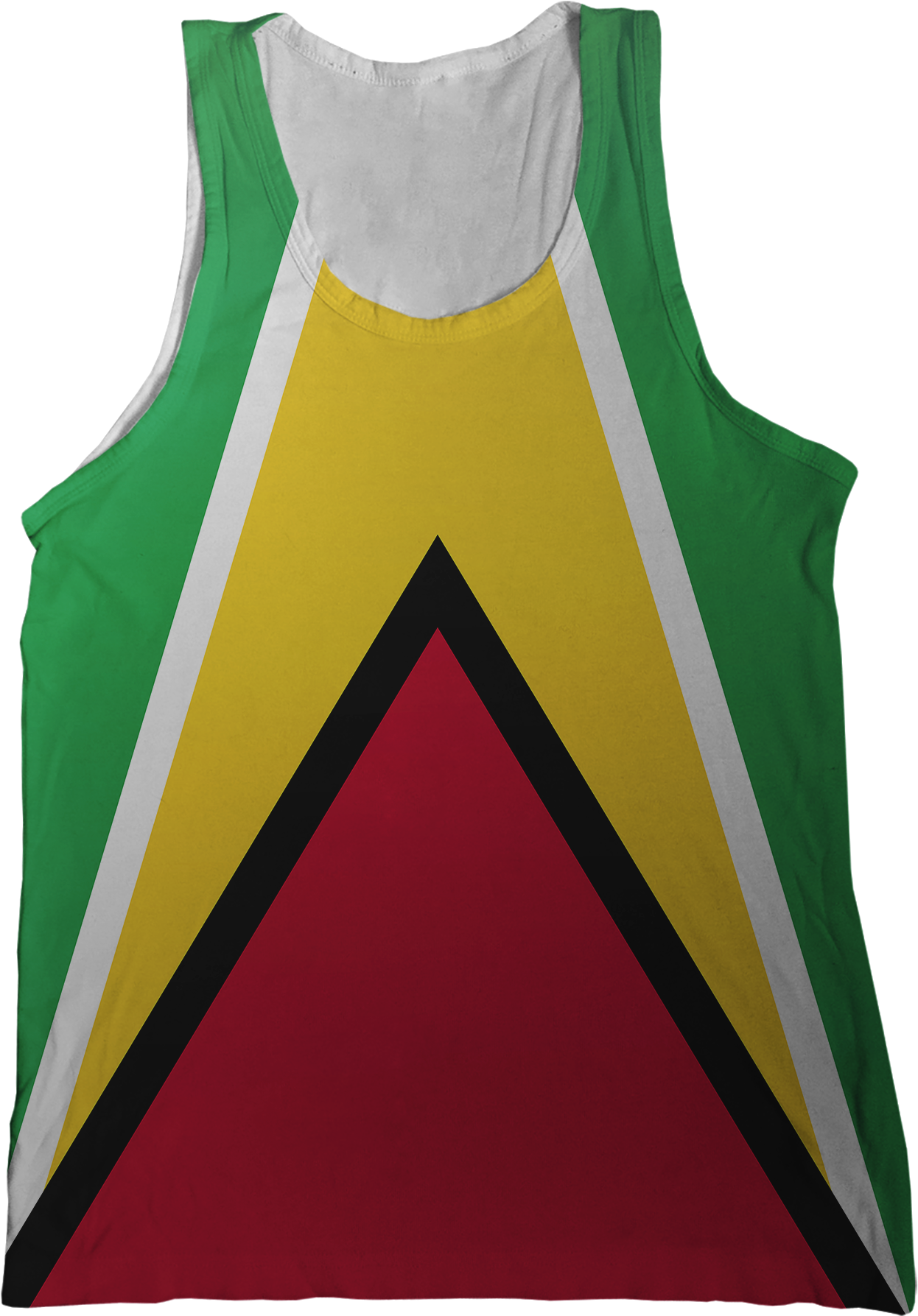Guyana Flag Tank Top - Flag Of Guyana (1296x1786), Png Download