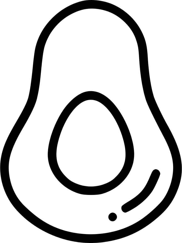 Avocado Avacado Saturated Healthy Fat Comments - Circle (736x980), Png Download