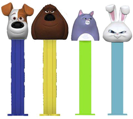 Pez The Secret Life Of Pets Collection Candy Dispenser - Pez Secret Life Of Pets (500x500), Png Download