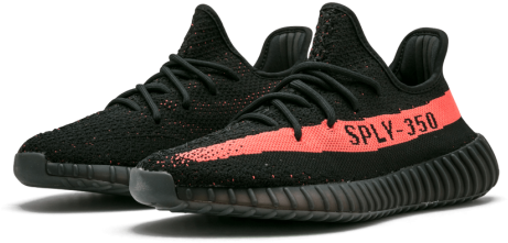 Boost 350 V2 Red Stripe Item No - Adidas Yeezy Png (560x336), Png Download