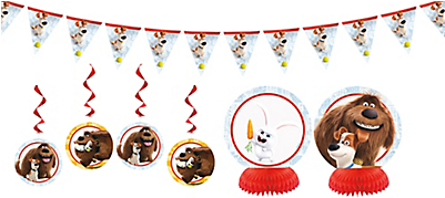 Secret Life Of Pets Table Decoration Kit - Secret Life Of Pets Party Decorations (400x414), Png Download