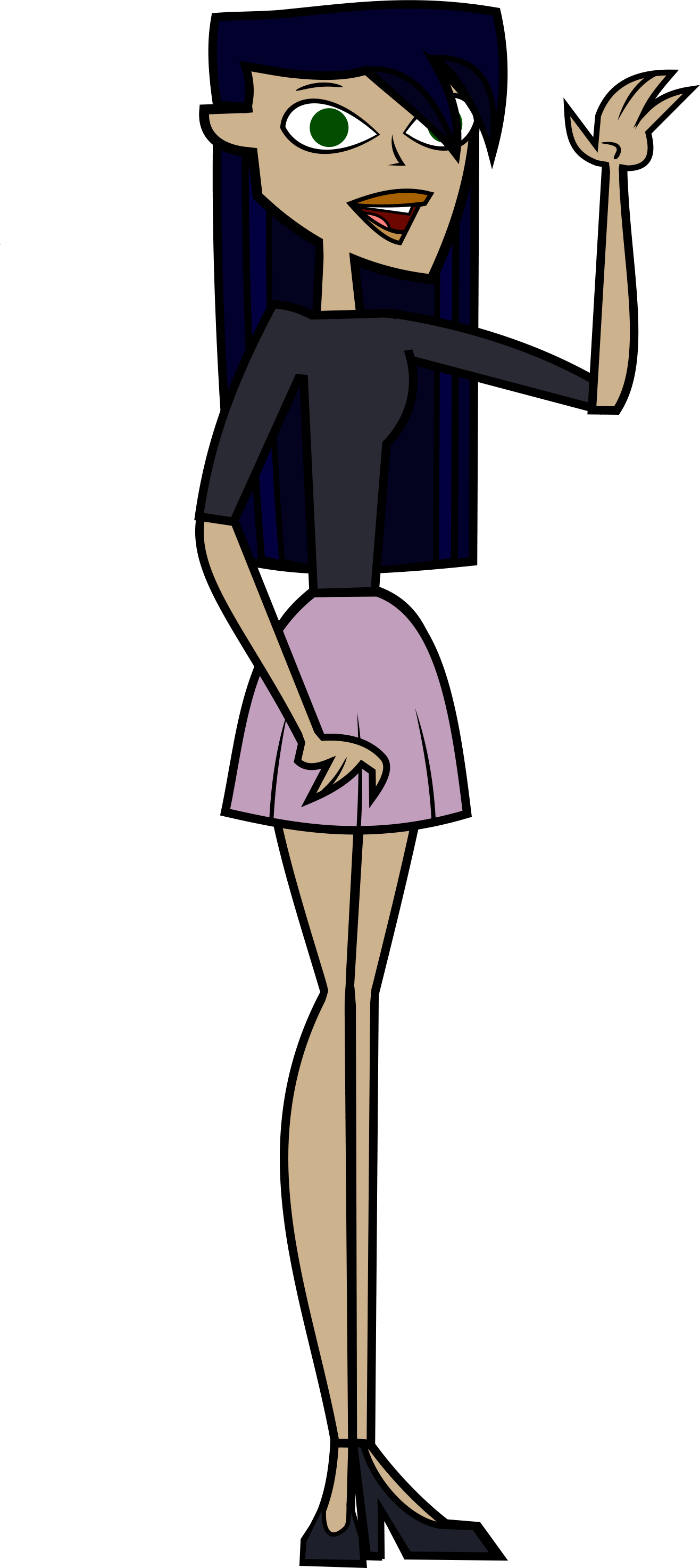 Milly - Waving (1316x2945), Png Download