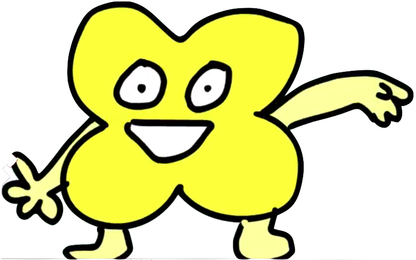 X Waving - Cartoon (811x507), Png Download