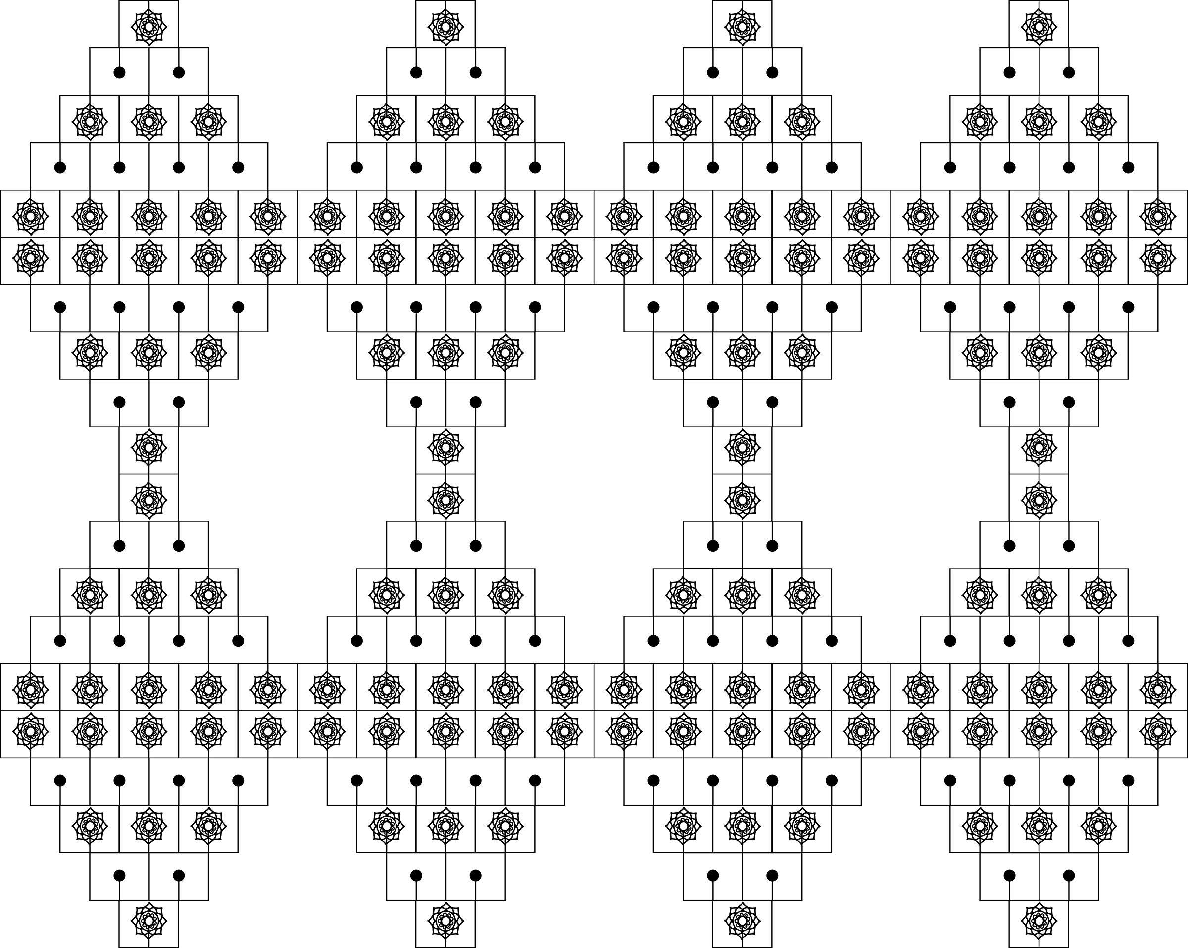 Dots & Florals Pattern - Pattern (2400x1916), Png Download
