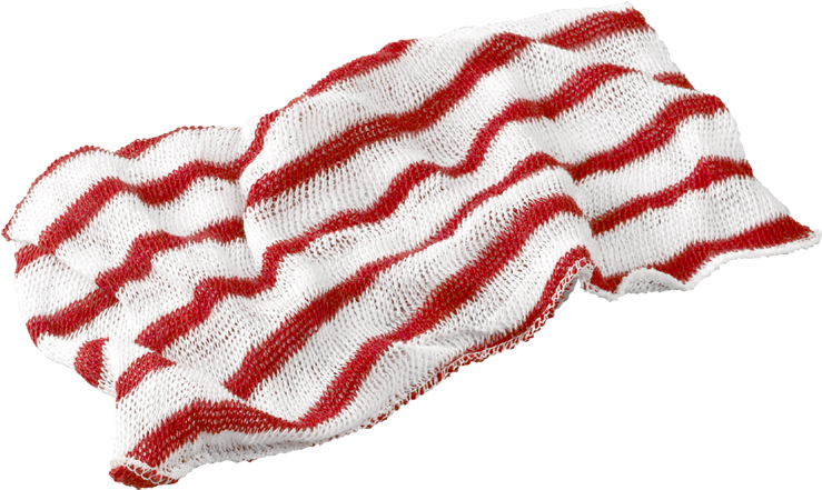 Stockinette Dishcloths Red Stripe - Thread (800x800), Png Download