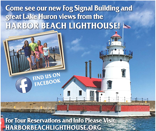Https - //harborbeachlighthouse - - Harbor Beach Lighthouse (975x425), Png Download