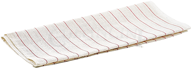 Winco Glass Polishing Towel, 16 X 29, Red Stripe - Adhesive (400x400), Png Download