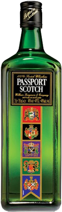 Whisky Passport Png - Passport Scotch / 1l Blended Scotch Whisky (300x857), Png Download