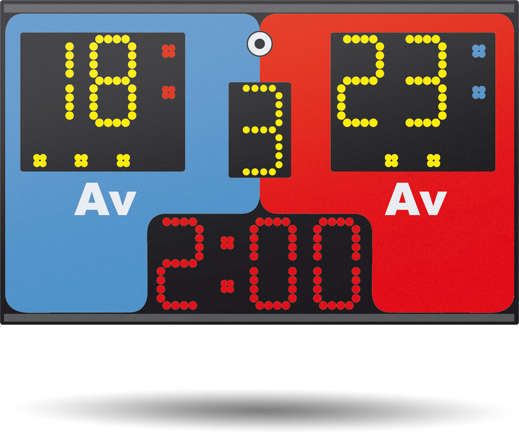 Combat Sport Scoreboard Chronotop Wrestling - Scoreboard (1024x858), Png Download