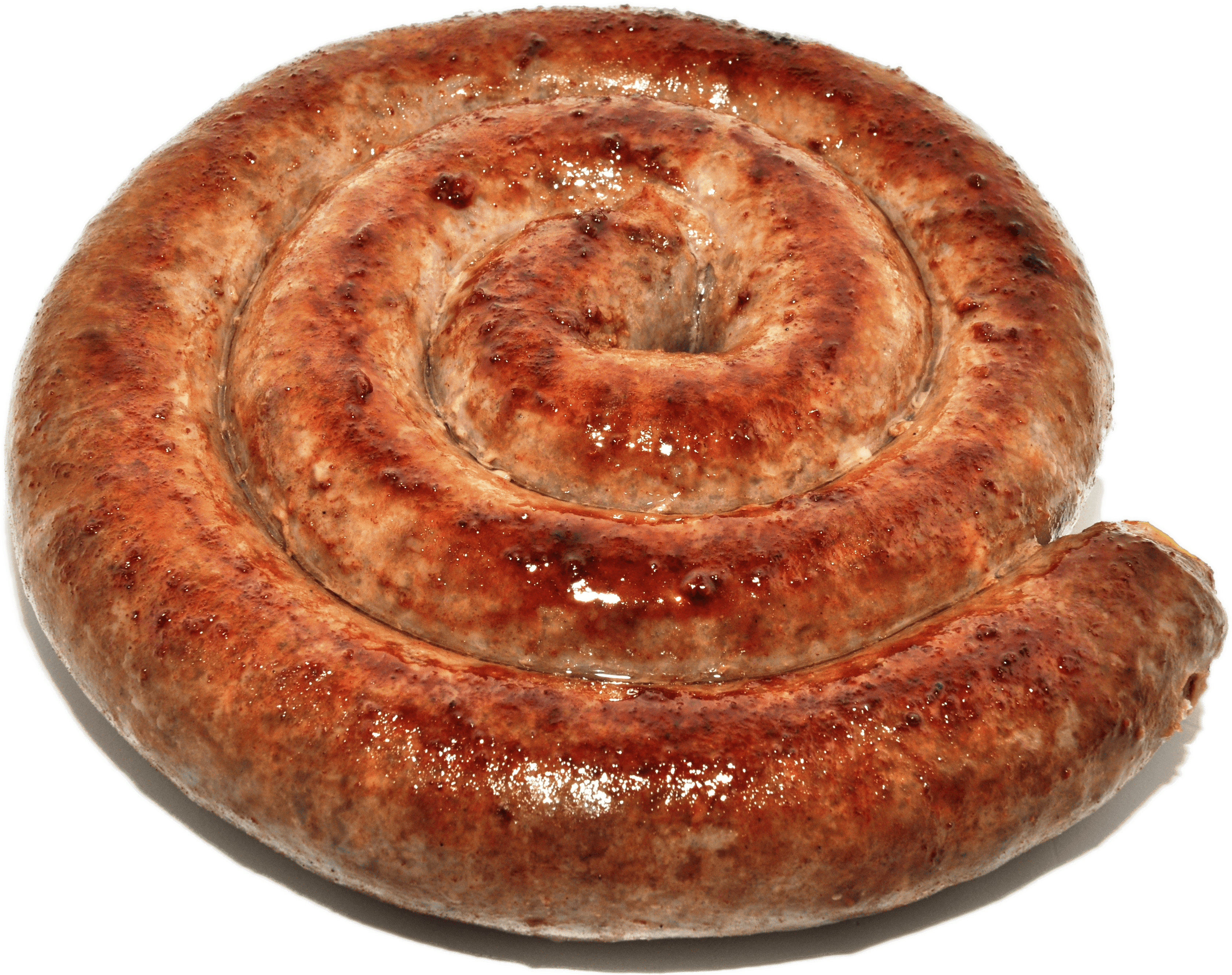 Cooked Rolled Up Sausage (4288x2848), Png Download