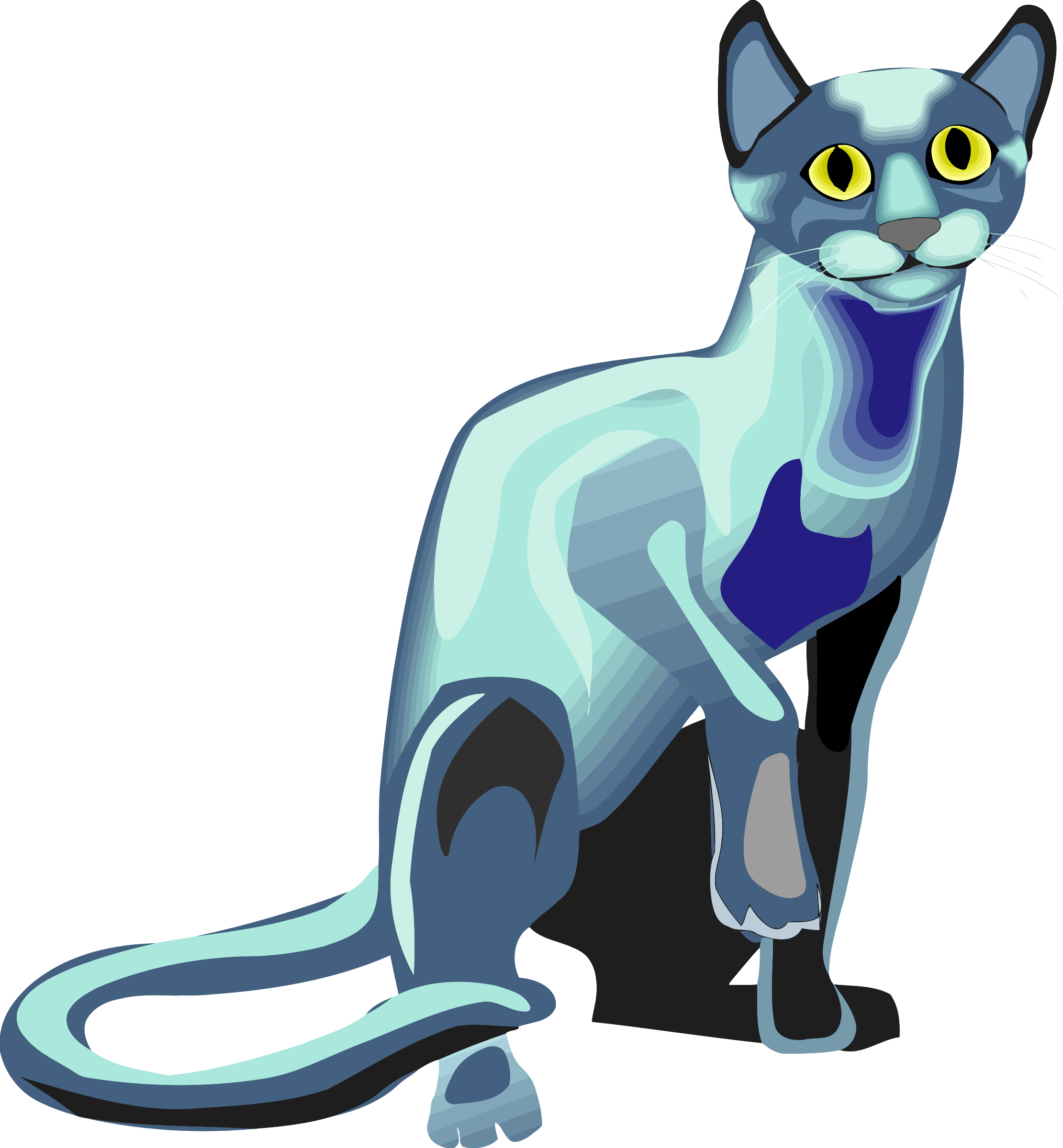 This Free Icons Png Design Of It's A Cat's Life 12 (2221x2400), Png Download