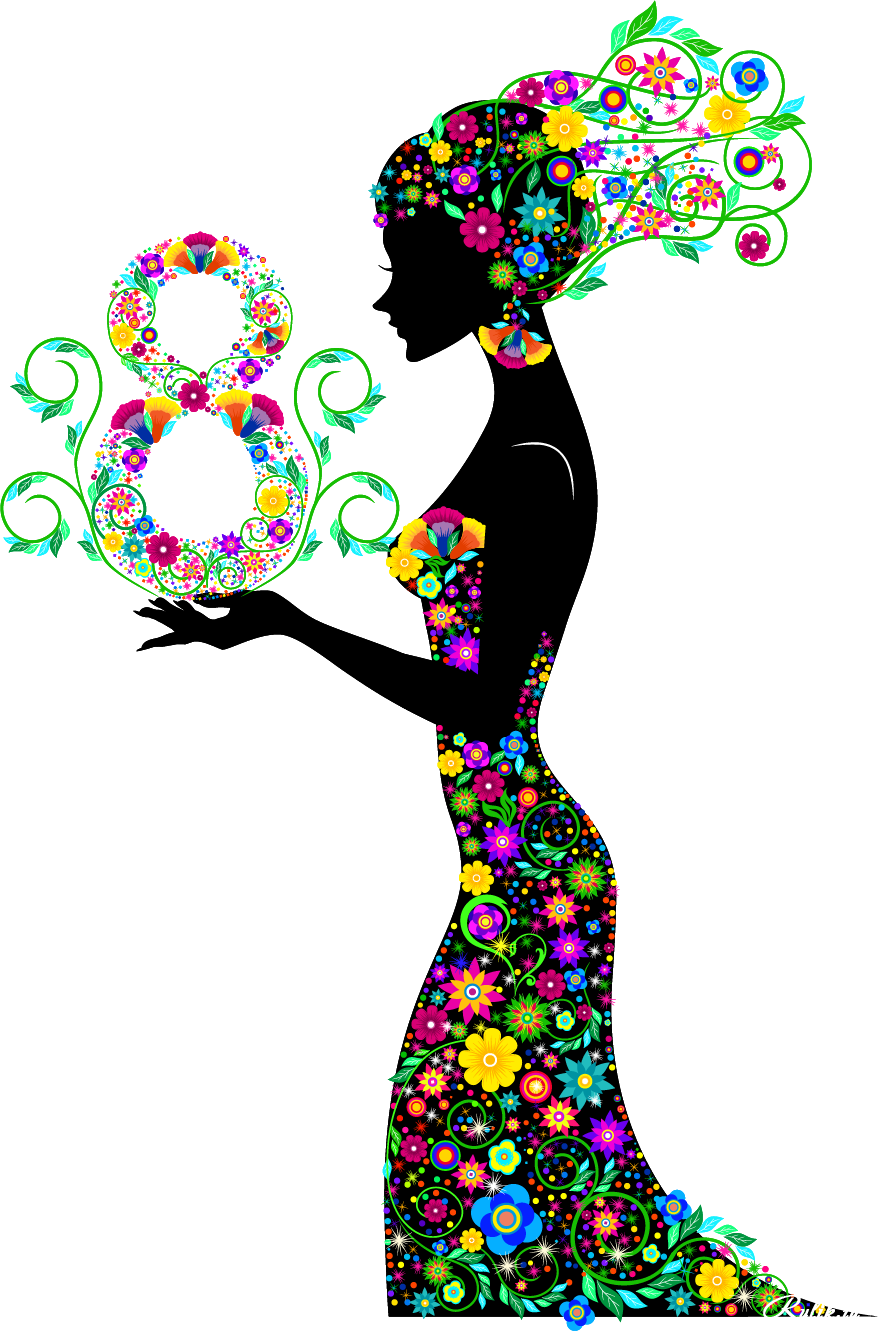 Free Icons Png - 8 Mart Dünya Kadınlar Günü Png (878x1331), Png Download