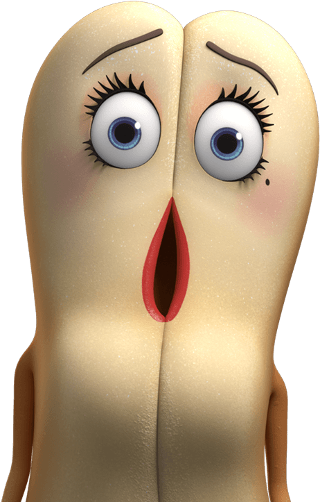 Brenda - Sausage Party Brenda Bun Mask For Adults (537x722), Png Download