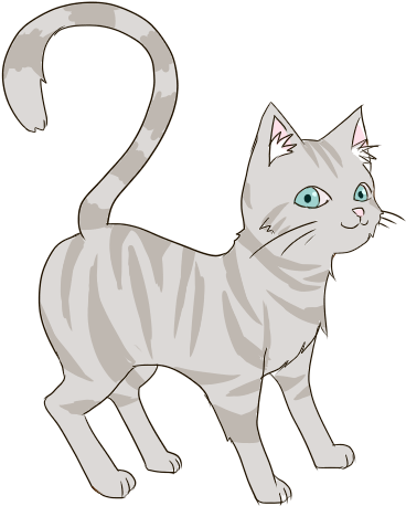 B猫２ - Cat Yawns (413x551), Png Download