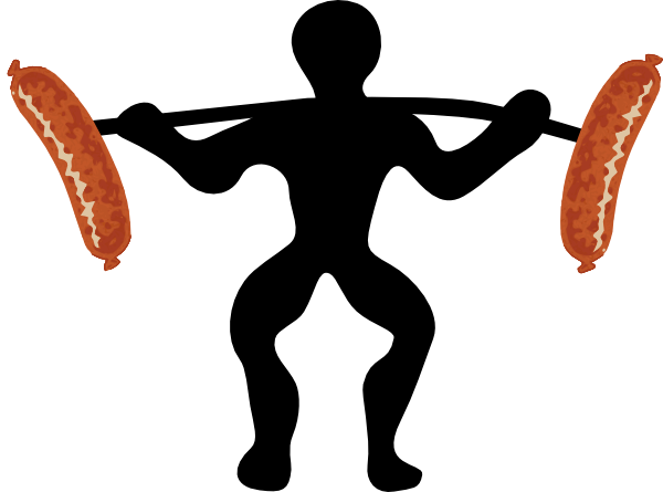 Png Transparent Download Lifting Clip Art At Clker - Fitness Clipart (600x445), Png Download