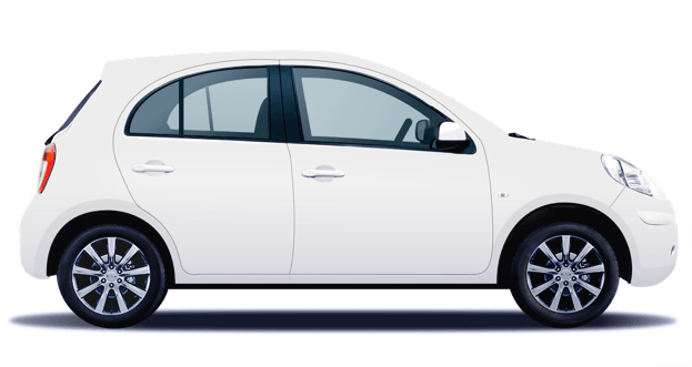 Nissan March - Prius C 2014 White (688x372), Png Download