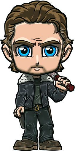Lord 14 The Walking Dead (378x522), Png Download