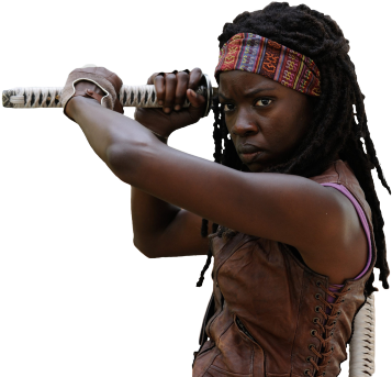 Share This Image - Walking Dead Samurai (500x356), Png Download