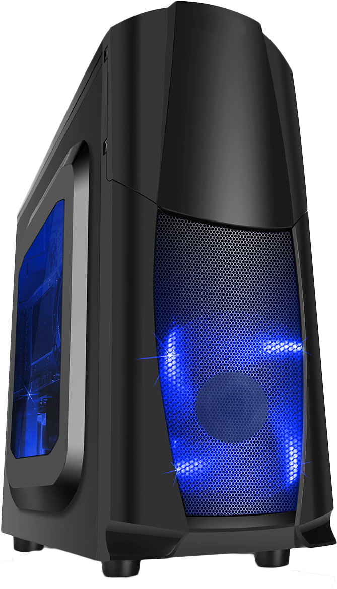 Hst Dragon A8 9600 Quad Core Gt 1030 Gaming Pc - Hst Dragon A8 (1200x1200), Png Download