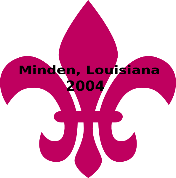 Missouri Flags Emblems Symbols Outline Maps - Purple Fleur De Lis (594x599), Png Download