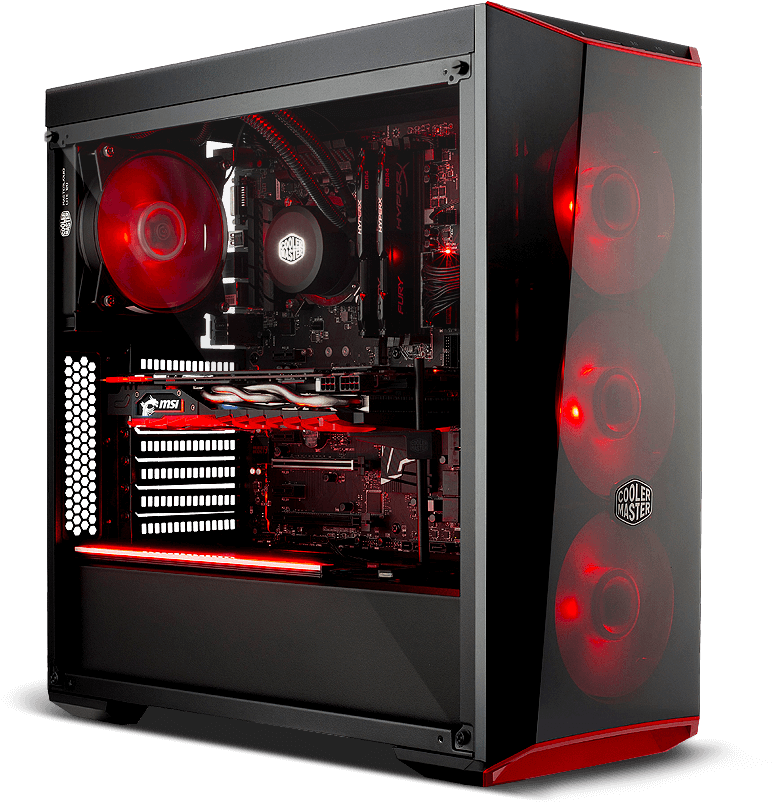 Helix - Cooler Master Masterbox Lite 5 (827x803), Png Download