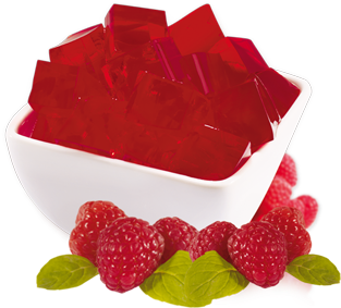 Raspberry Jelly Mix - Ideal Protein Raspberry Gelatin (350x350), Png Download